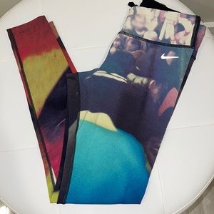 Nike dri fit multi colored leggings